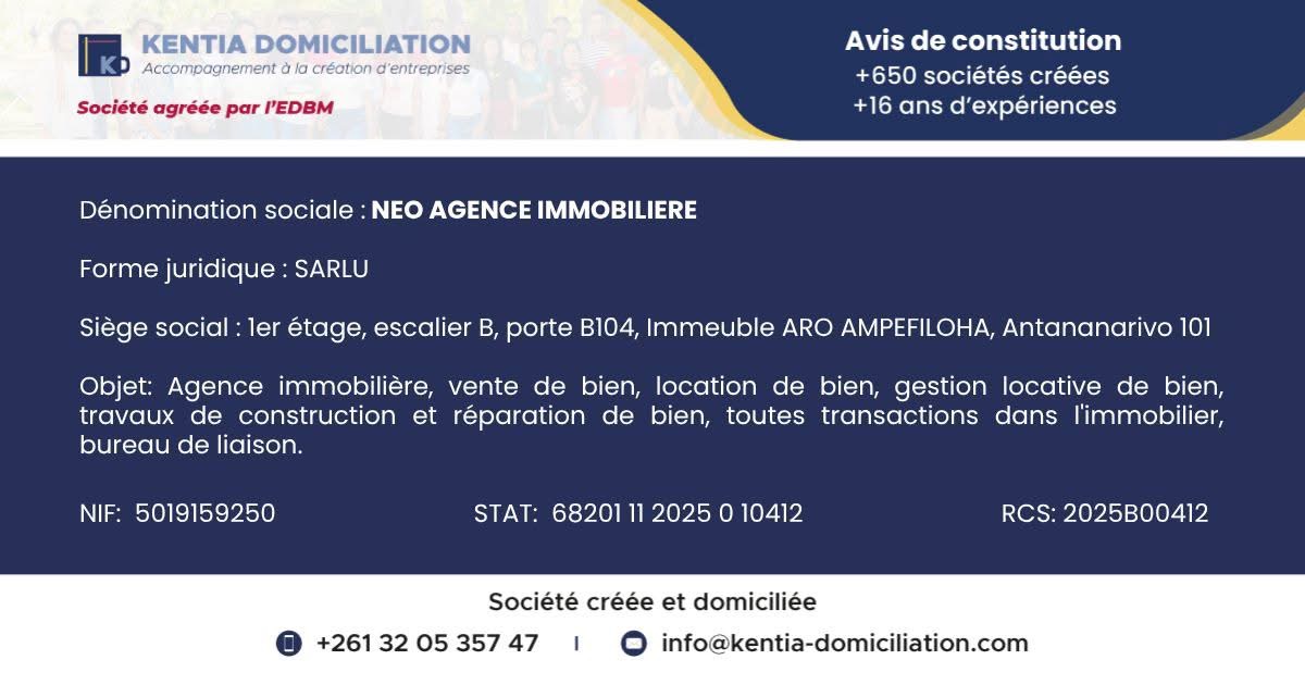 NEO AGENCE IMMOBILIERE