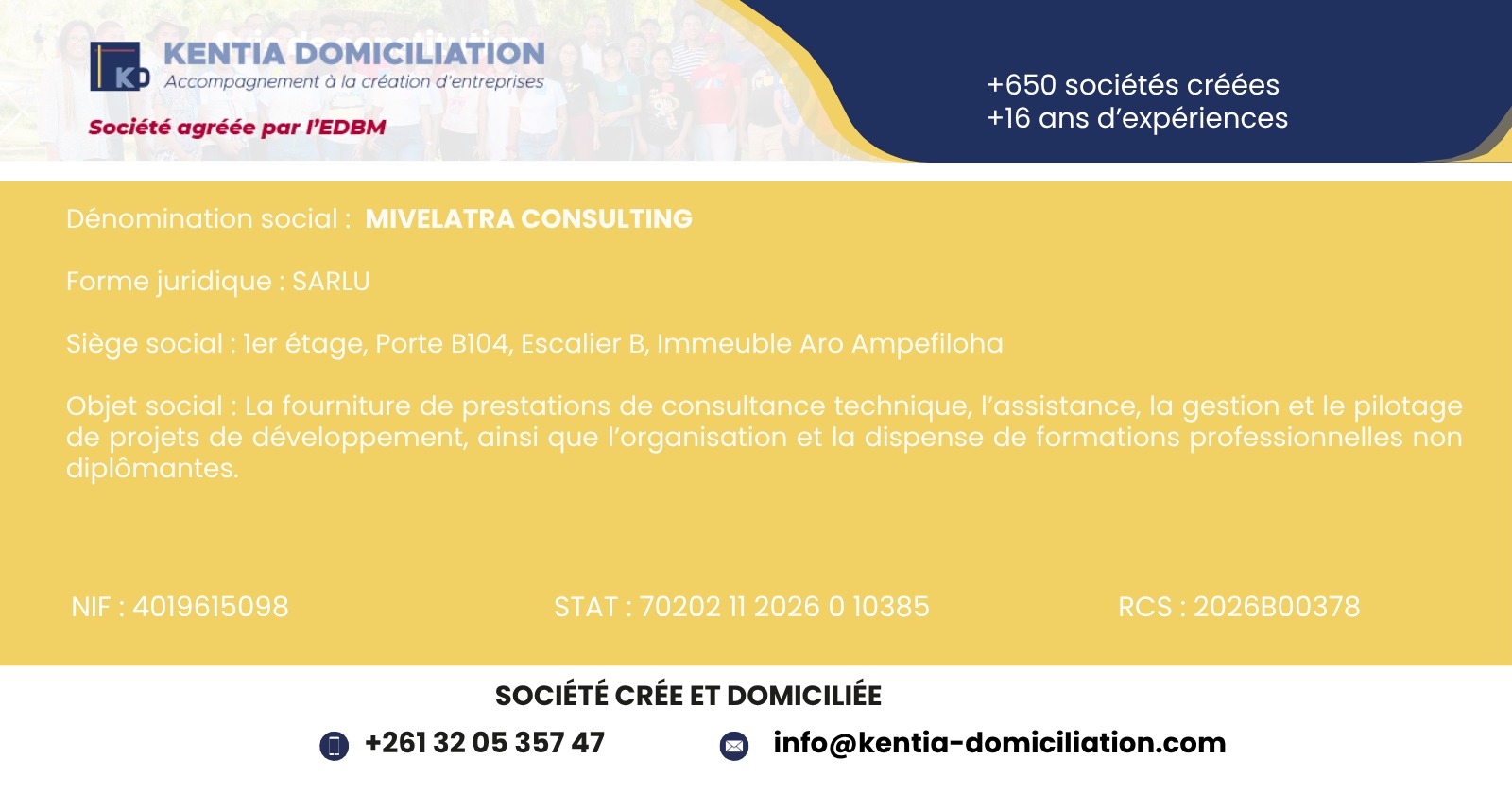 MIVELATRA CONSULTING